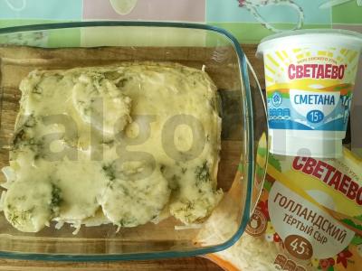 Virta bulvė, kepta po sūriu Žingsnis 4