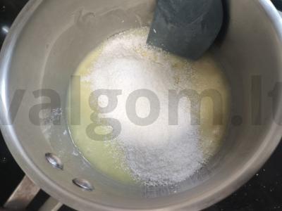 Kokosų saldainiai Žingsnis 2