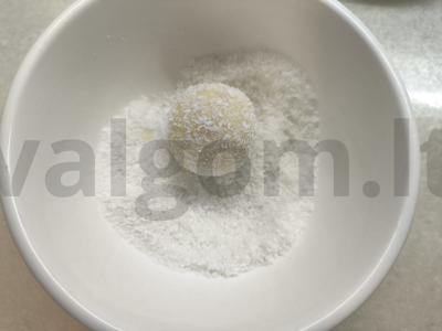 Kokosų saldainiai Žingsnis 5