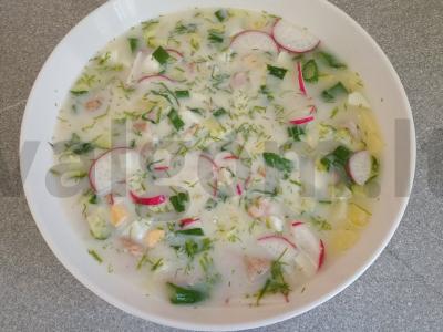 Okroška su šonine, krienu ir garstyčiomis ant duonos kvašo Žingsnis 10