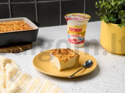 Italų grietinėlės pyragas pagrindine nuotrauka