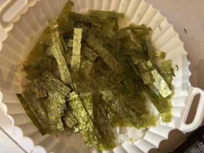 Ryžių apkepas „Patingėję ritinėliai“ Žingsnis 6