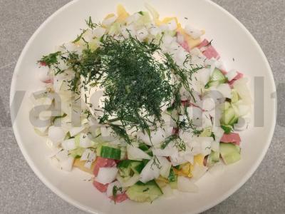 Okroška su rūkytomis dešromis ir daikonu beržo sultyse Žingsnis 8