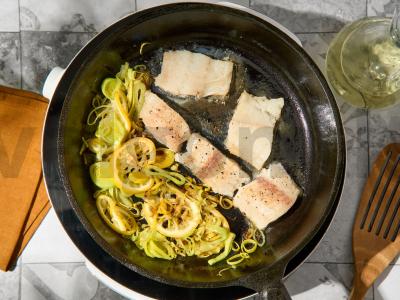 Žuvies troškinys su alyvuogėmis Žingsnis 4