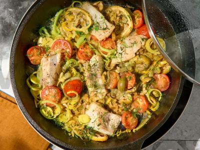 Žuvies troškinys su alyvuogėmis Žingsnis 6