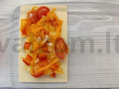 Daržovių lasagna vakarienei Žingsnis 3