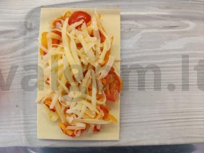 Daržovių lasagna vakarienei Žingsnis 4