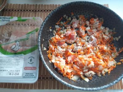 Paprikos su vištienos faršu Žingsnis 2