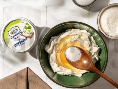 Vafliai „Trys sūriai“ Žingsnis 1