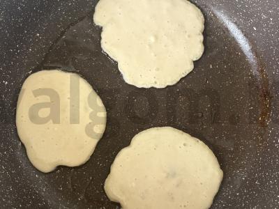 Bananų blynai su obuolių tyre Žingsnis 9