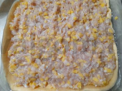 Pyragas su faršu, svogūnais ir bulvėmis Žingsnis 6