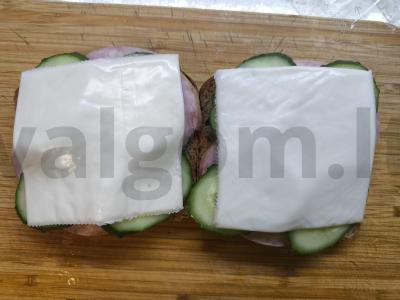 Sumuštiniai su kumpiu ir džiovintais pomidorais Žingsnis 5