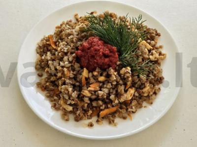 Kvapni grikių košė pagal pirklių receptą per 25 minutes pagrindine nuotrauka