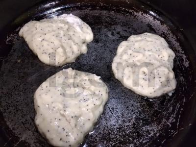 Makių blynai su acidofilinu Žingsnis 5