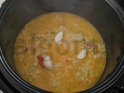 Bulguro plovas su kiauliena ir daržovėmis Žingsnis 8