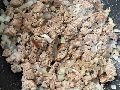 Ryžiai su kalakutienos faršu Žingsnis 1