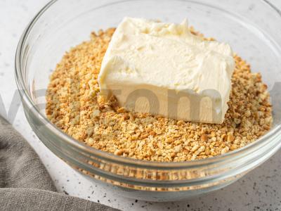 Sūrio pyragas su agurkais Žingsnis 1