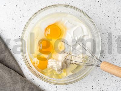 Sūrio pyragas su agurkais Žingsnis 3