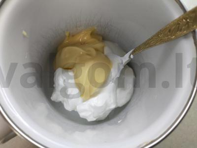 Šokoladinis tortas „Greitas“ Žingsnis 1