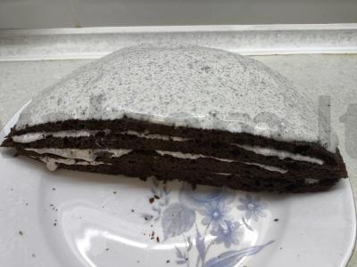 Šokoladinis tortas „Greitas“ Žingsnis 5