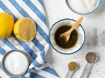 Keptų paprikų salotos Žingsnis 2