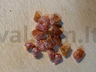 Moliūgų košė su manų kruopomis ir kumkvatu Žingsnis 3