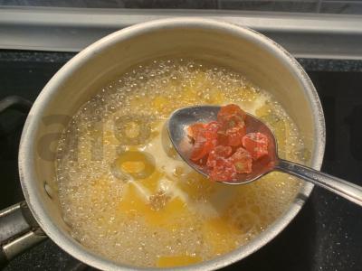 Moliūgų košė su manų kruopomis ir kumkvatu Žingsnis 4