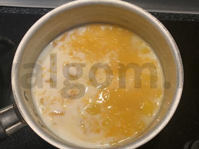 Moliūgų košė su manų kruopomis ir kumkvatu Žingsnis 6