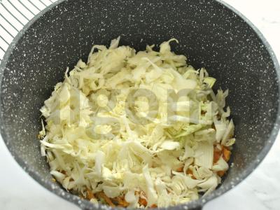 Troškinta bulvė su kalakutiena ir kopūstais Žingsnis 3