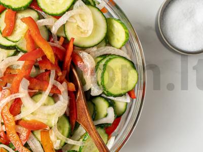 Marinuoti agurkai sumuštiniams Žingsnis 4