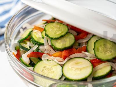 Marinuoti agurkai sumuštiniams Žingsnis 5