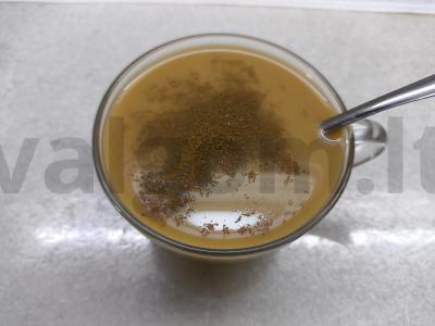 Kava su cinamonu ir baltuoju šokoladu Žingsnis 4