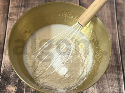 Blynai su kondensuotu pienu Žingsnis 2