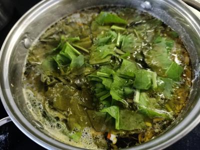 Špinatų sriuba vištienos sultinyje Žingsnis 5