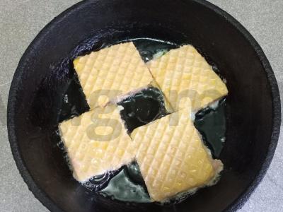 Vafliai su kiaulienos faršu Žingsnis 8