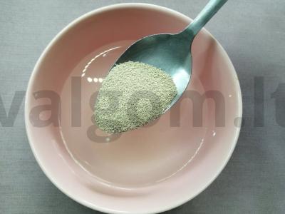 Kepiniai su mielėmis ir persikų džemu Žingsnis 3