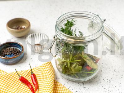 Marinuoti patisonai „Saulutė žiemą“ Žingsnis 2