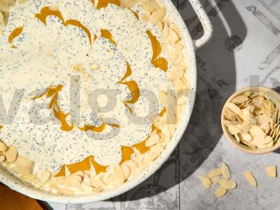 Varškės-moliūgų apkepas „Zebra“ Žingsnis 7