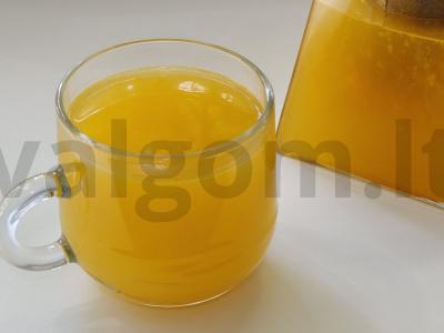 Šaltalankių gėrimas su čiobreliais, rozmarinais ir mėtomis pagrindine nuotrauka