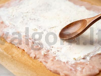 Vištienos ritinys oro grilyje Žingsnis 3