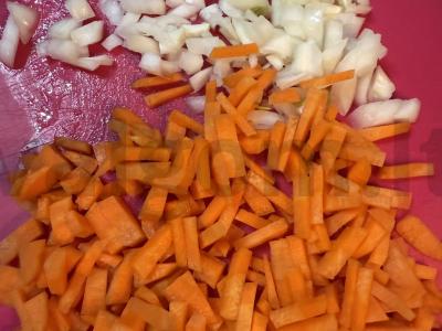 Indėnų plovas su saldžiuoju paprikos puode Žingsnis 3