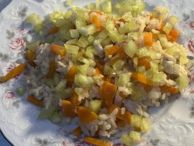 Indėnų plovas su saldžiuoju paprikos puode pagrindine nuotrauka