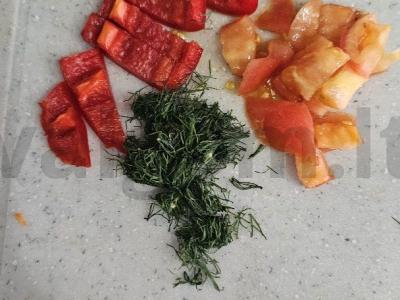 Birus plovas su daržovėmis ir troškinta mėsa Žingsnis 7