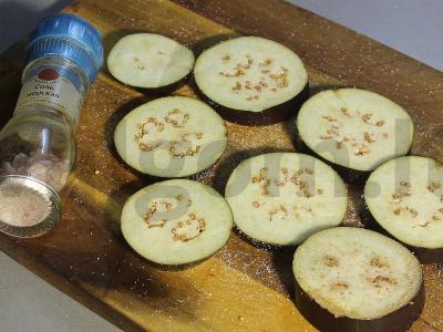 Caprese su baklažanais Žingsnis 1