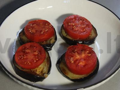 Caprese su baklažanais Žingsnis 6