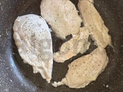 Baltymų salotas su vištiena ir pupelėmis Žingsnis 3