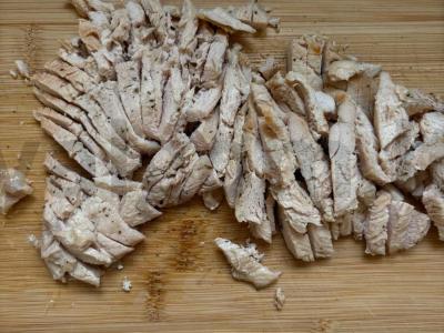 Baltymų salotas su vištiena ir pupelėmis Žingsnis 7