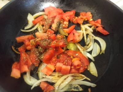 Žirnių piurė su pomidoru ir svogūnu Žingsnis 5