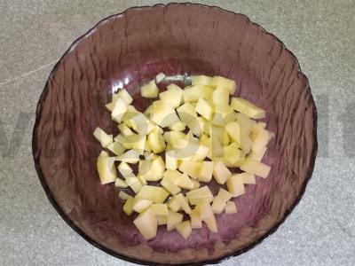 Žaliosios lęšiai su rūkytomis vištienos krūtinėlėmis Žingsnis 3