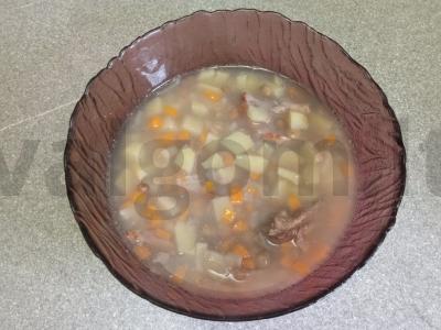 Žaliosios lęšiai su rūkytomis vištienos krūtinėlėmis Žingsnis 5